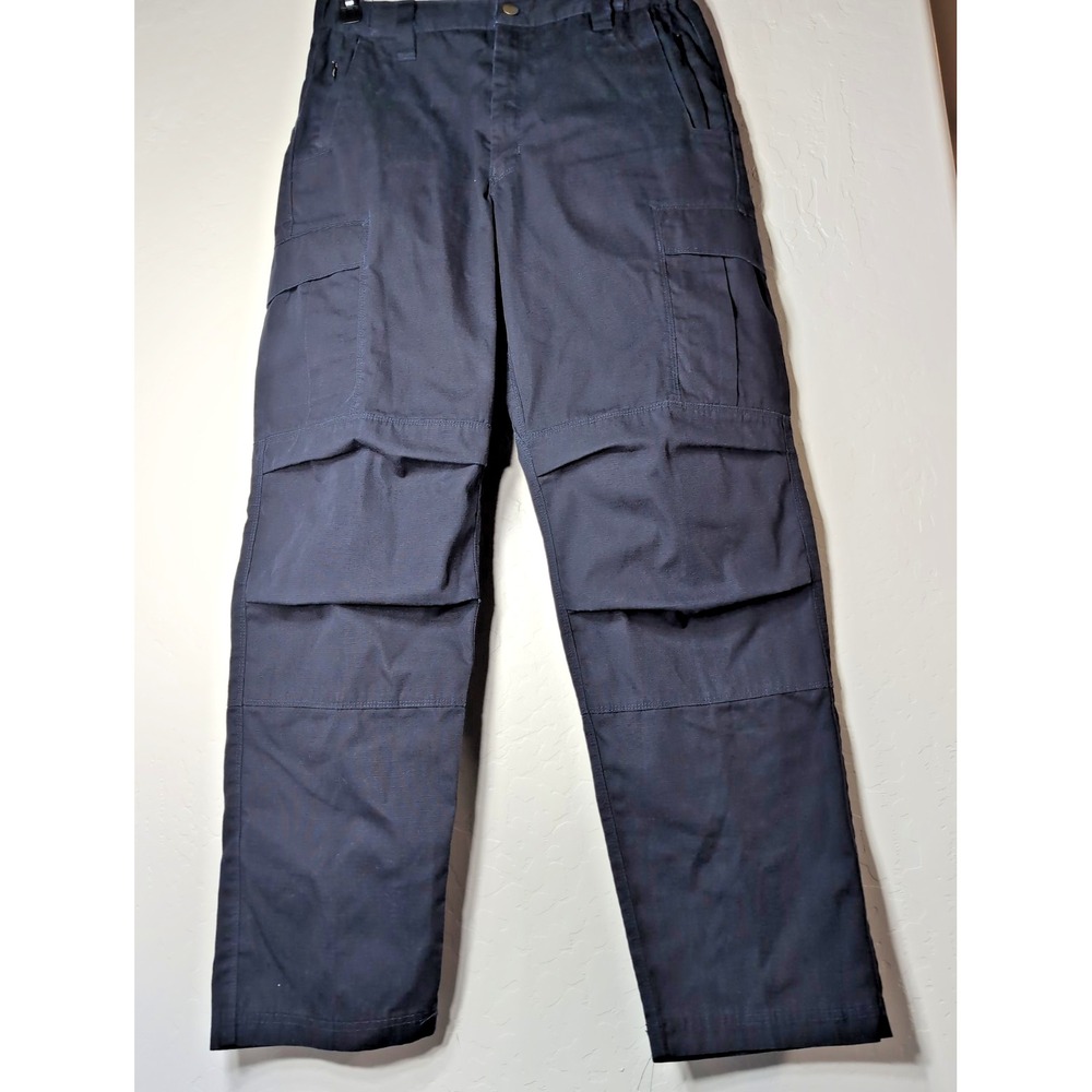 VF Imagewear Pants Men's 32 X32 Navy Blue Reinforced Cargo Uniform Stretch Waist